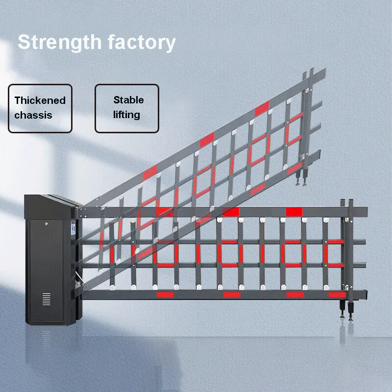 1.5s High Speed Heavy Vehicle Duty Airborne Barrier Gate Automatic Boom Gate Barrier For Driveway