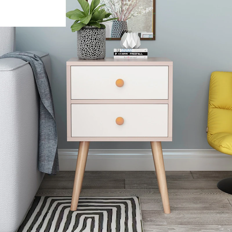 QUAWE White Nightstand Bedroom Night Stand End Table Side Table Coffee Table