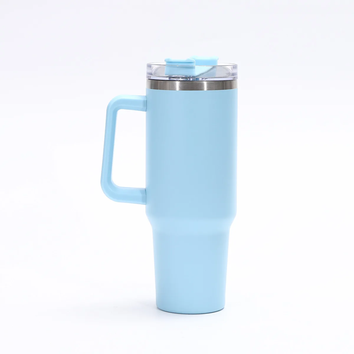 Factory Hot Sale 40oz Vacuum Insulated Car Tumbler With Handle Lid Straw Double Wall Stainless Steel Coffee Mugs Car Cup Custom