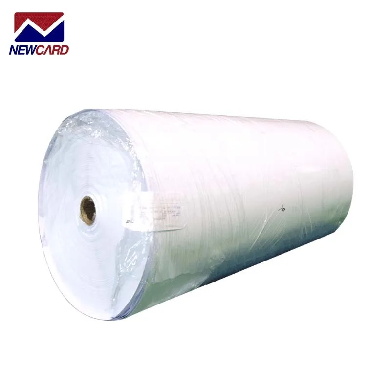 0.2mm /0.3mm white PETG printaable sheet for id card making and lamination with 0.1 mm coated overlay film