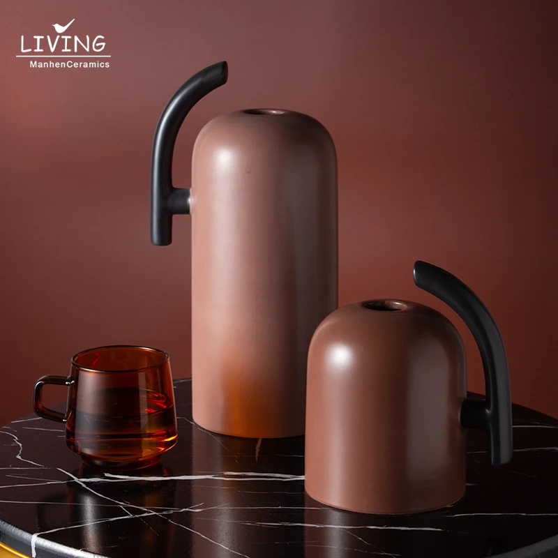 Home ornaments ceramic crafts modern home decorating accesories ceramic & porcelain vases nordic home decor ceramic vase