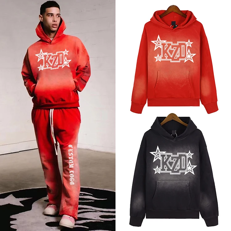 Wholesale design your brand hoodie custom 450 gsm screen print hoodie 500gsm hoodie manufactur clothing company