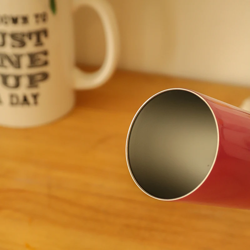 Белая кофейная кружка с двойными стенками, изолированные тумбы, белая нержавеющая сталь США, 20 унций