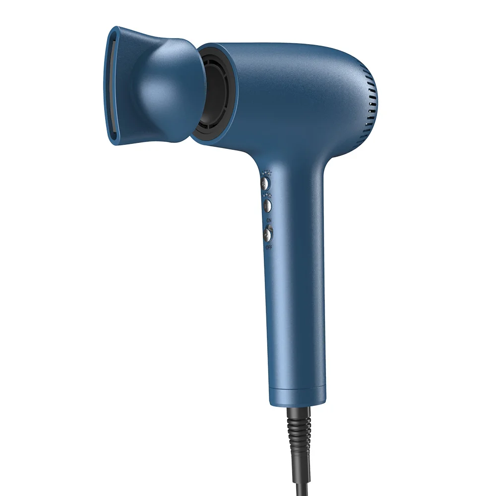 New Brushless Motor high speed 110,000 Rpm Generating Extreme Air Pressure Ionic Blow Dryer with diffuser and nozzle