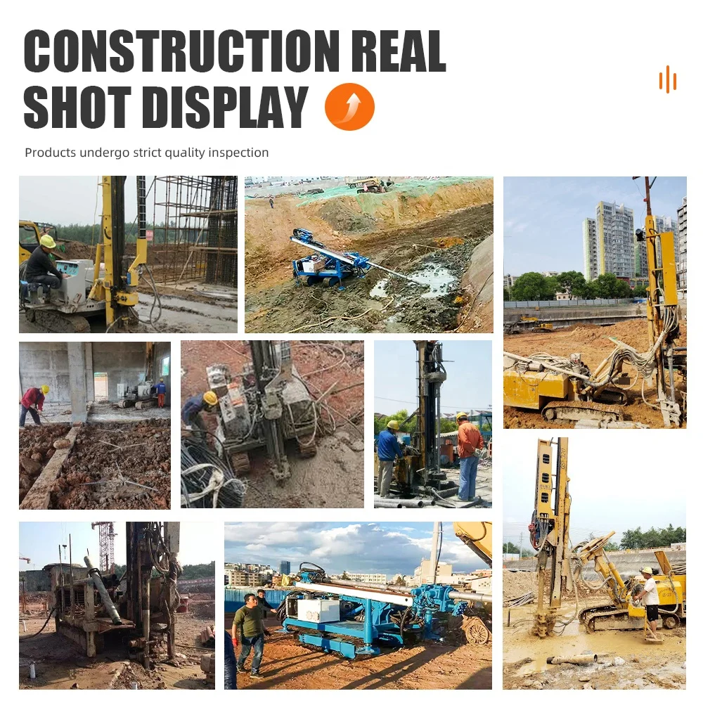 anchoring drilling Foundation grouting reinforcement project crawler anchor machine