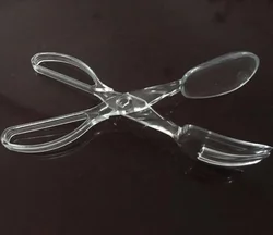 plastic salad food tongs kitchen utensil