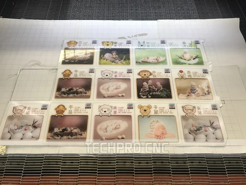 TechProCNC ccd camera laser cutting machine for fabric leather textile garment and cloth cutting industry