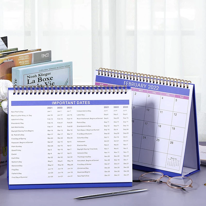 Full color hot sale costom table calendar planner printing