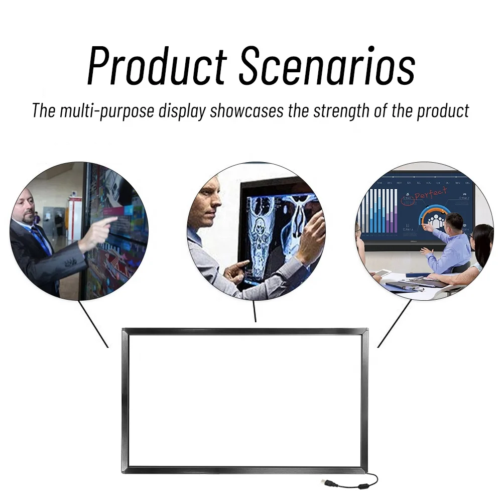 High Quality 32 43 55 65 75 86 98 Inch IR Touch Frame for LED LCD Monitor