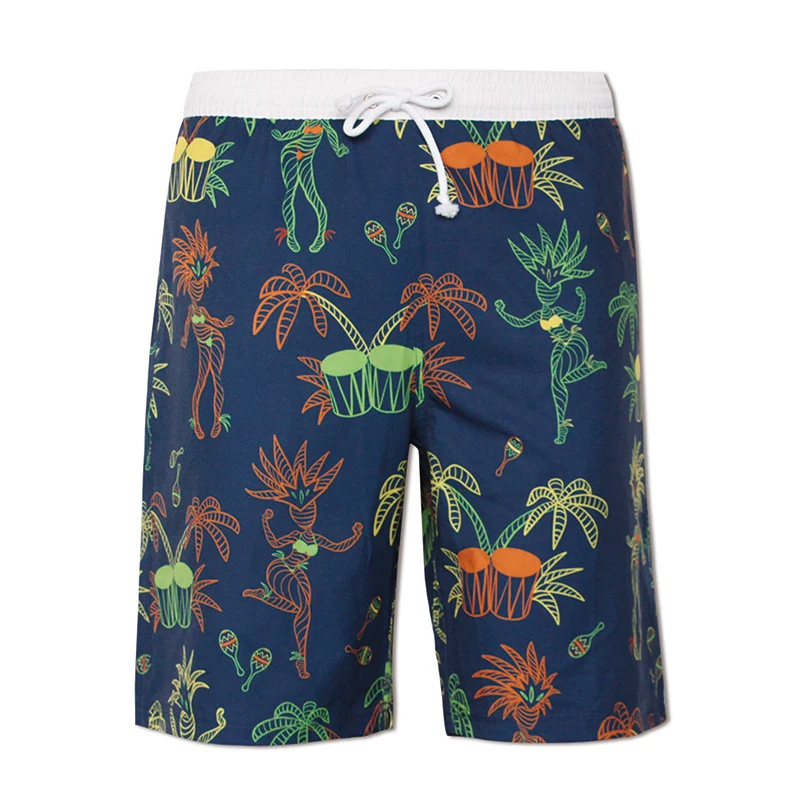 
Yuepai Sublimation printing Customized Board Shorts Recycled Polyester 4 Way Stretch Beach Wear Shorts For Men and Women 