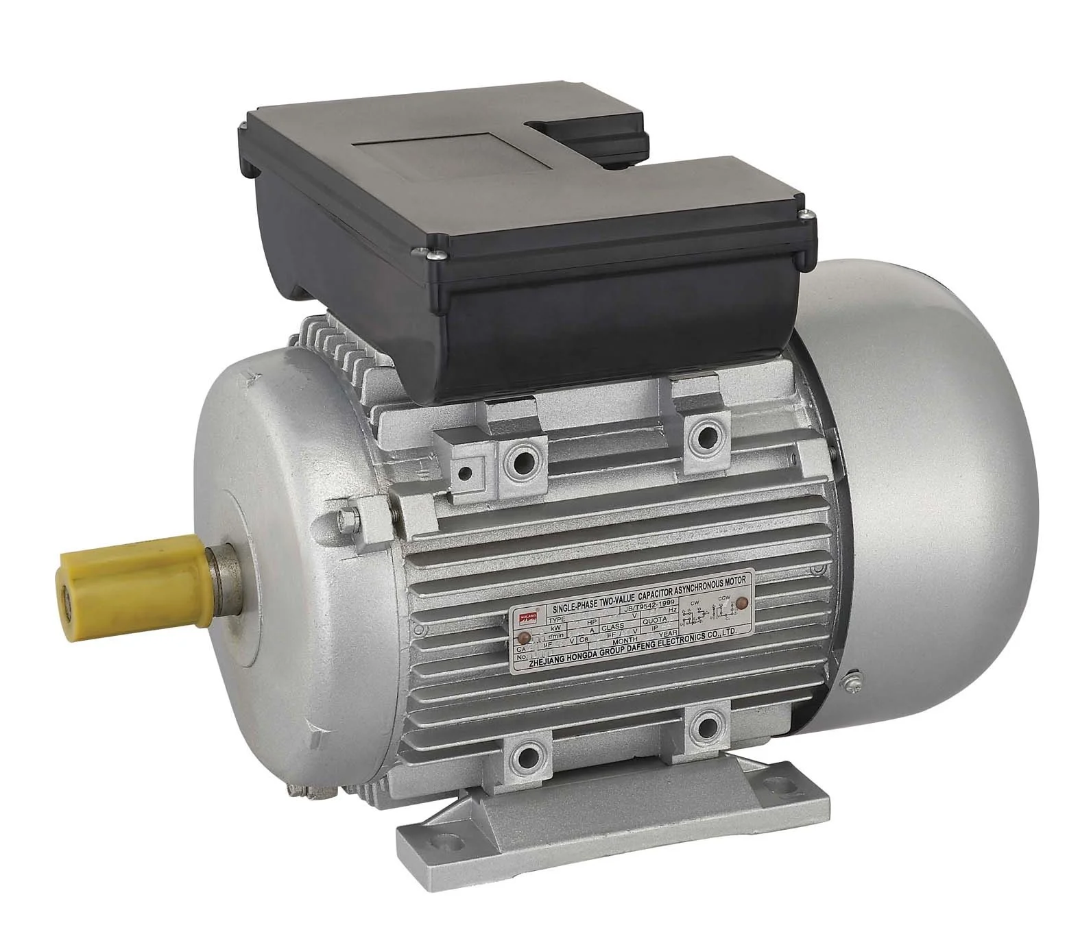 Industrial use 1440rpm 50 60 Hz single phase 7500w 110v 220v double capacitor asynchronous motor