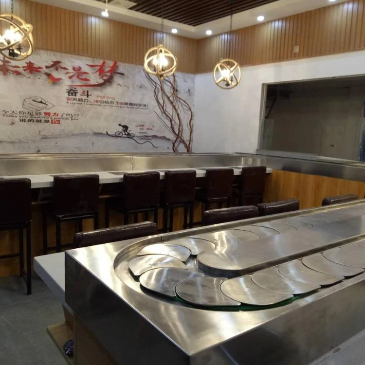 Конвейер для суши с системой охлаждения и отопления