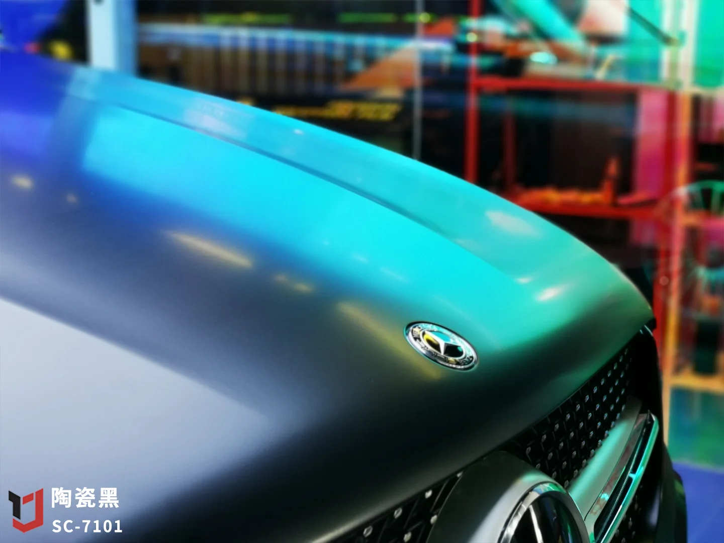 Anolly Ready to Ship High Quality Auto Car Stickers Bubble Free Satin Ceramic Black PVC Car Wrap Vinyl Film