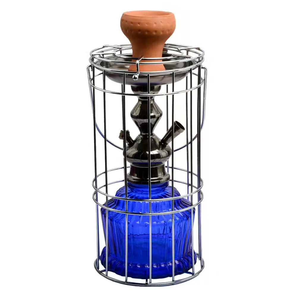 mini mya hookah chicha glass hookah with cage