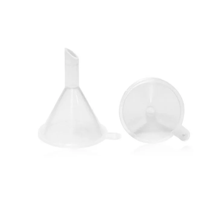 Liquid separation small funnel perfume funnel cosmetic PP plastic Mini disposable funnel