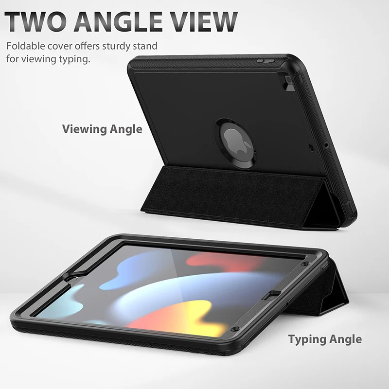 TPU bumper rugged shockproof case for iPad 10.2 inch 2021 iPad 10.2 9th Generation 2021 universal case