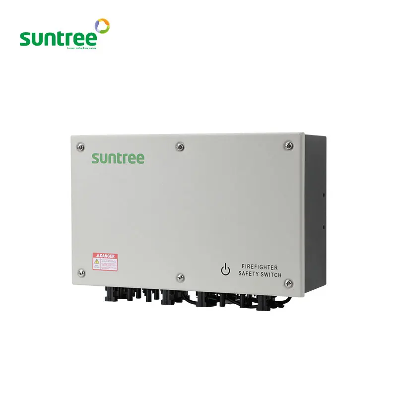 Фотогальванический переключатель безопасности для пожарного Suntree устройство быстрого отключения 1-5 струн для солнечной системы
