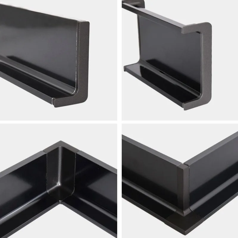 Gola aluminum profile handle end cap bracket zinc alloy profile internal and external connectors