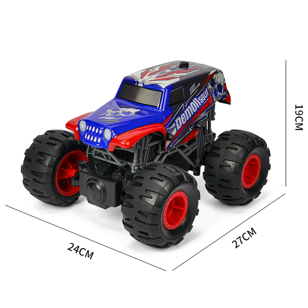 2.4G 1:16 4 Channels RC Radio Cross-country Multifunction Bigh Foot Car , Kids Monster Truck with Light & Music & Mist Spray