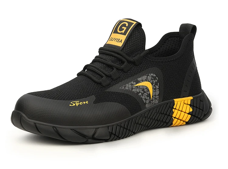GOTAN 2022 Hot Selling Industrial Protective Fashion Breathable Work Boot Casual Trainers Steel Toe Safety Shoes for Men /safety