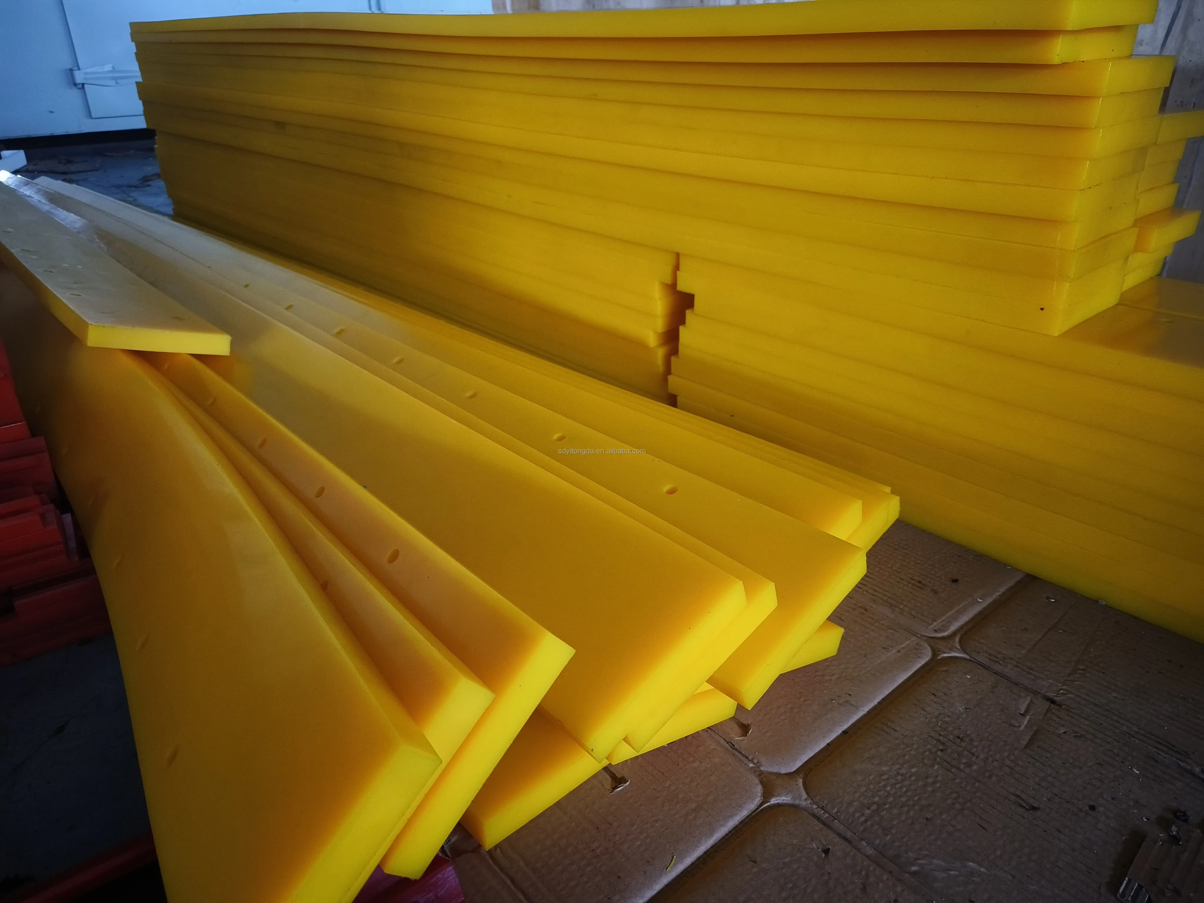 New 90A Polyurethane Sheets Snow Plow Blades with Cutting Edges Scraper for Loaders Skid Skeers