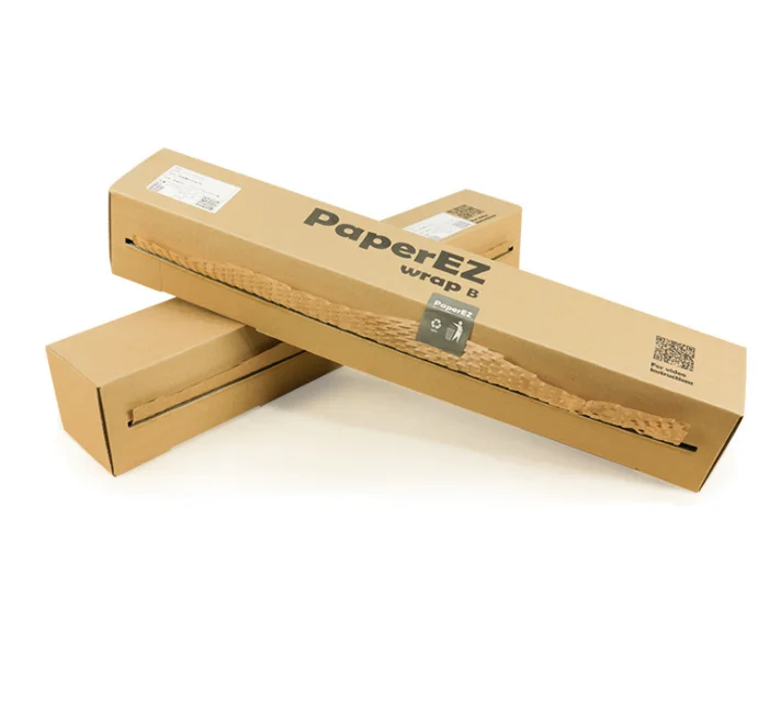 Transport environmentally friendly recyclable roll gift mobile phone mailing packaging kraft paper pad transport packaging honey