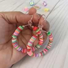 Charms Gifts Polymer Heishi Beads Flat Preppy Beads 5000 Clay Beads Bracelet Making Kit for Friendship Jewelry Making