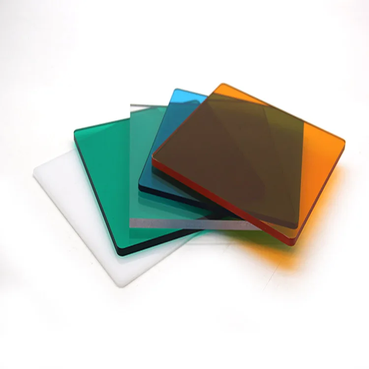 Light Weight Strong Impact Abrasion Resistant 3mm brown Polycarbonate Cover Protector Sheet for Carport Roofing