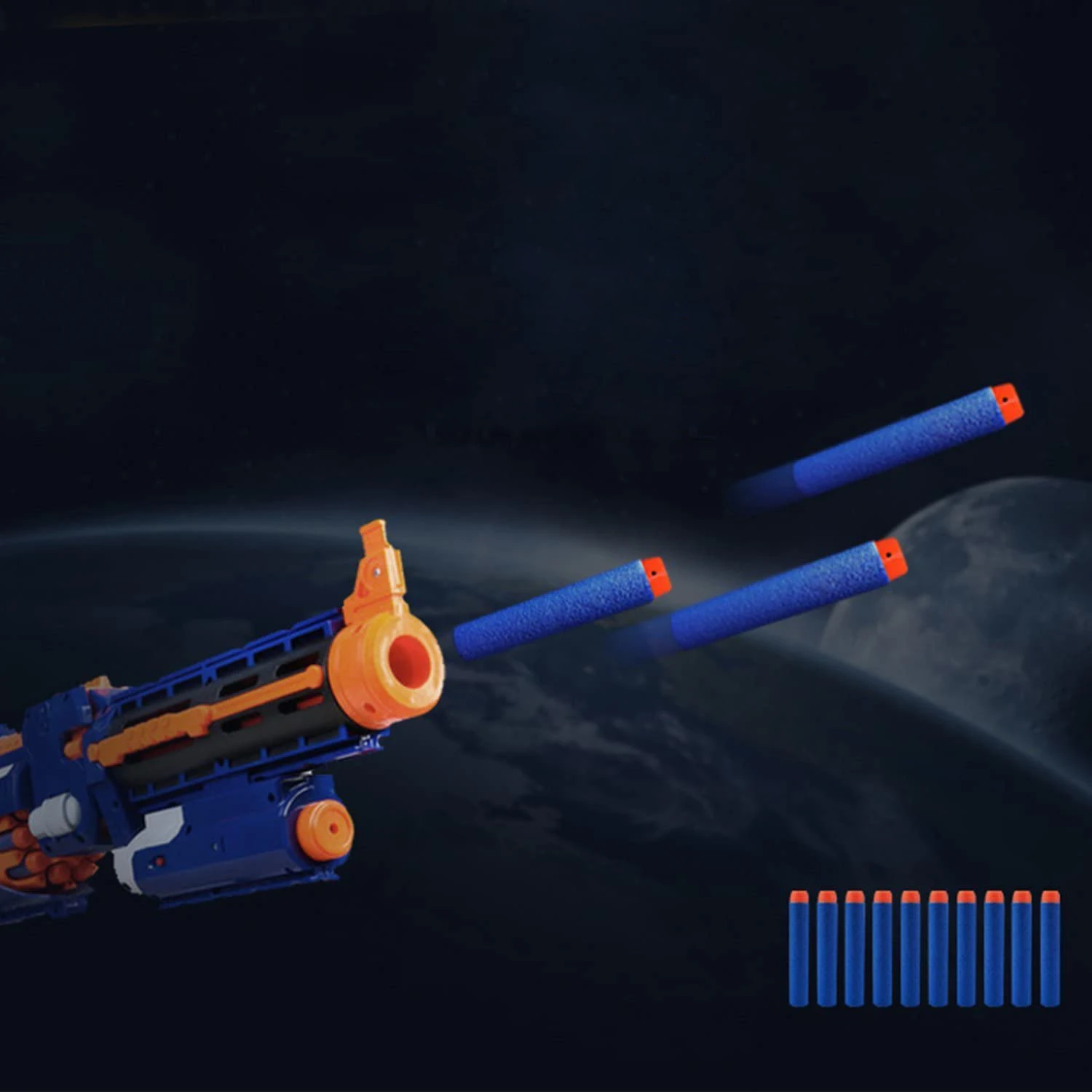 7 2*1 3 см 10 шт./пакет Ева мягкая пуля водомет Nerf Darts детские забавные