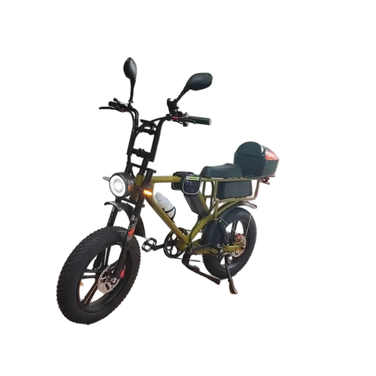 Electric Bike 52V 65kmh 1000W 22Ah Korea Battery Full Suspension Hydraulic Brake Fat Tire Stab Proofed Sport Fast Speed City