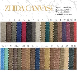 Heavy duty 20oz dyed washed cotton fabric for bags shoes cushions