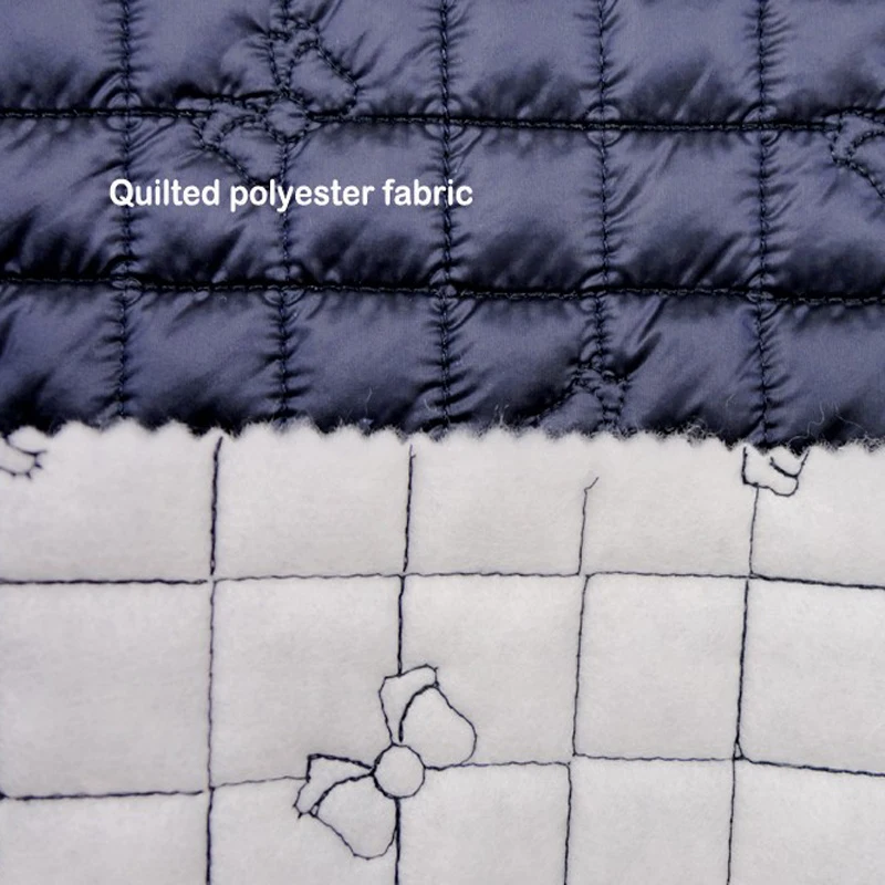 Nonwoven Polyester Fibre Batting Wadding Embroidery Quilted Fabric for Winter Down Coat