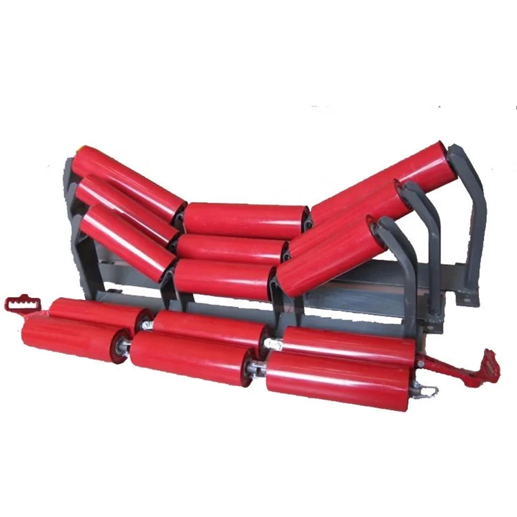 Low-cost mining conveyor rollers Three series of rollers