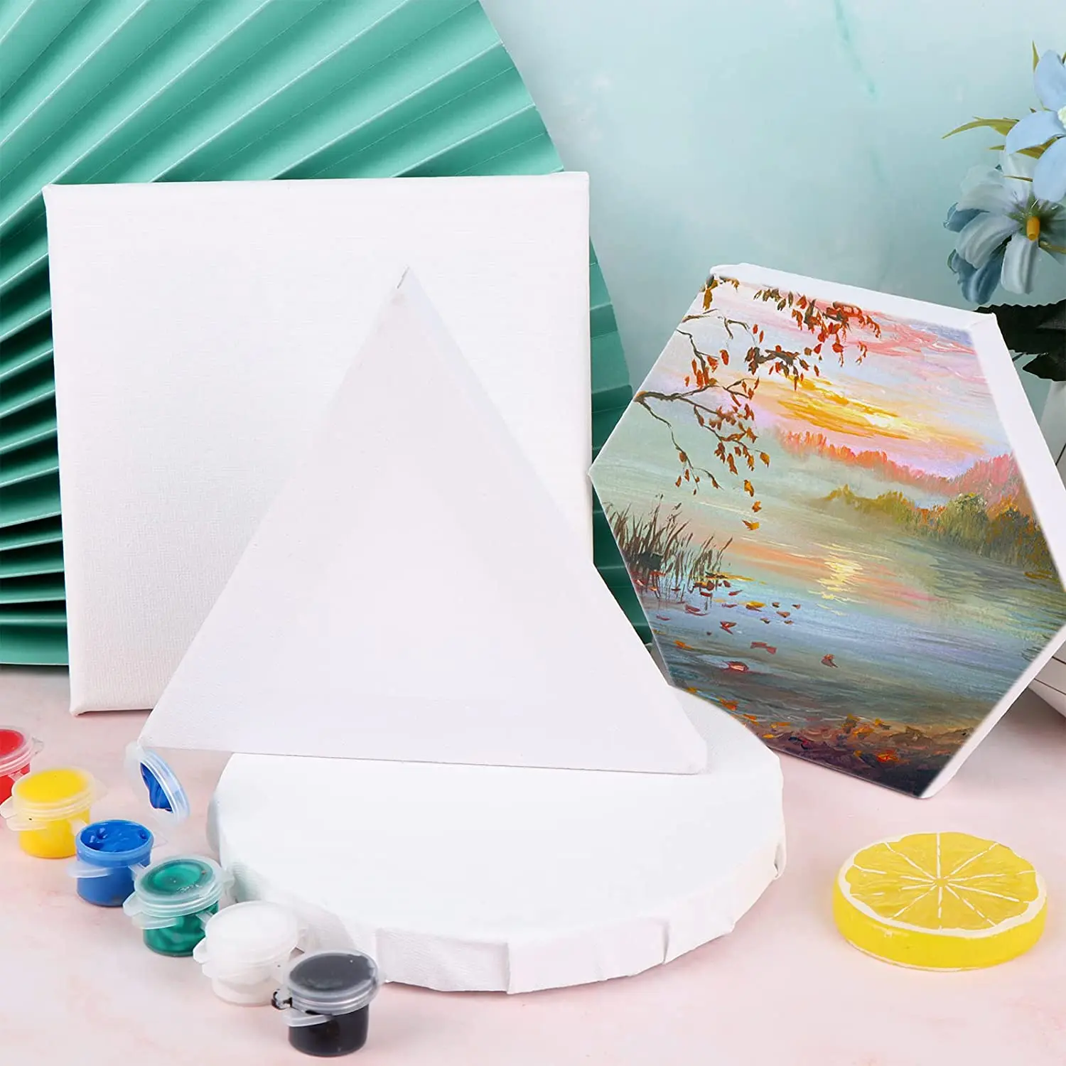 Xinyi Art 2023 Wholesale waterproof art canvas stretched painting stretched canvas