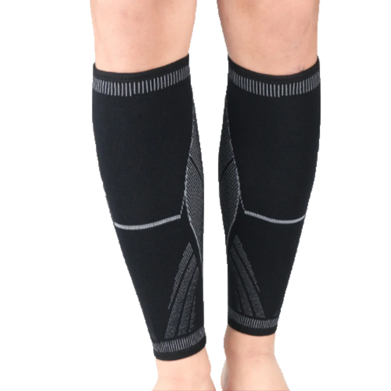 Selling Adult Elastic Adjustable Sport Support Nylon Anti Knitting Calf Sports Compression Running Sleeve