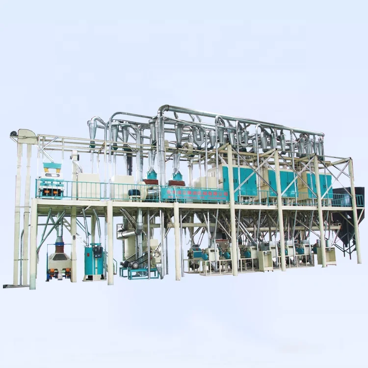  Малая мука для кукурузы белая и синяя рынка Африки 5t/d -500d/d