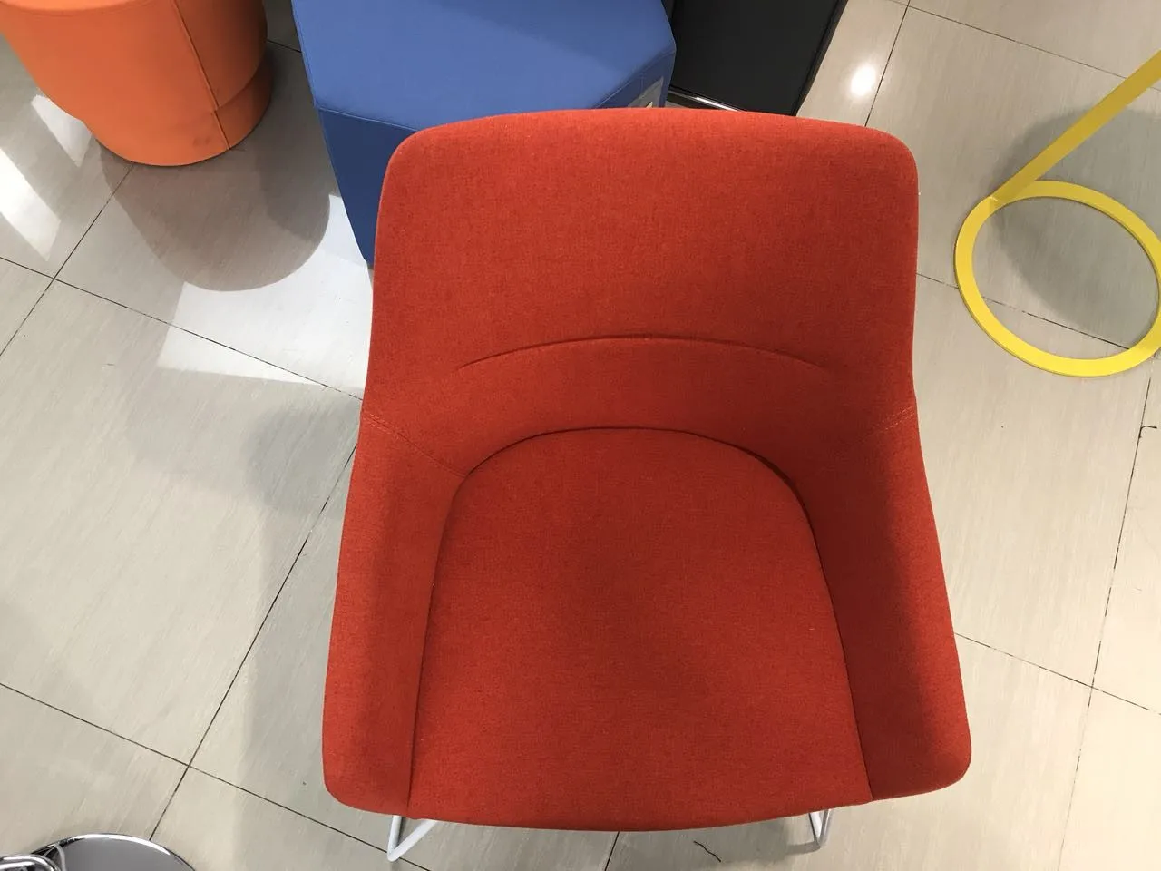 General Modern Green Office Armchair  Ergonomic Chair With Steel Base