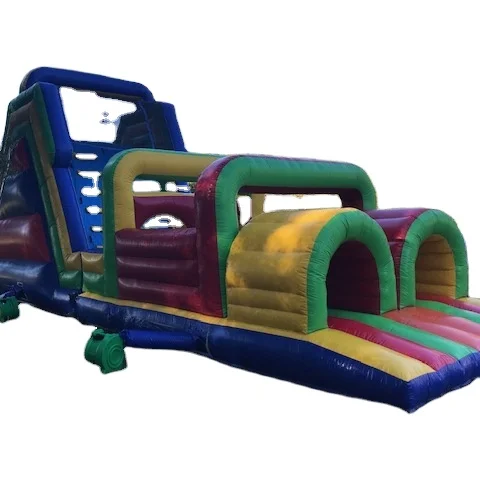 Только надувная полоса препятствий