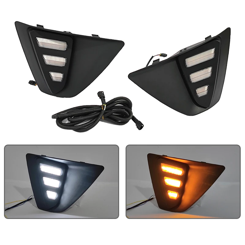 High quality Modified Daytime Running Lights Front Fog Lights Decorative Lights For Ford Focus 09-12