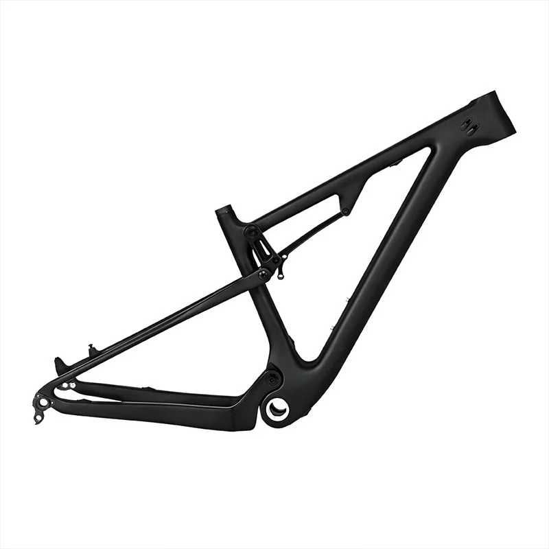 Off-Road MTB Carbon Fiber Soft Tail Frame Mountain Bike Frame Full Suspension Mountain Bike Frame
