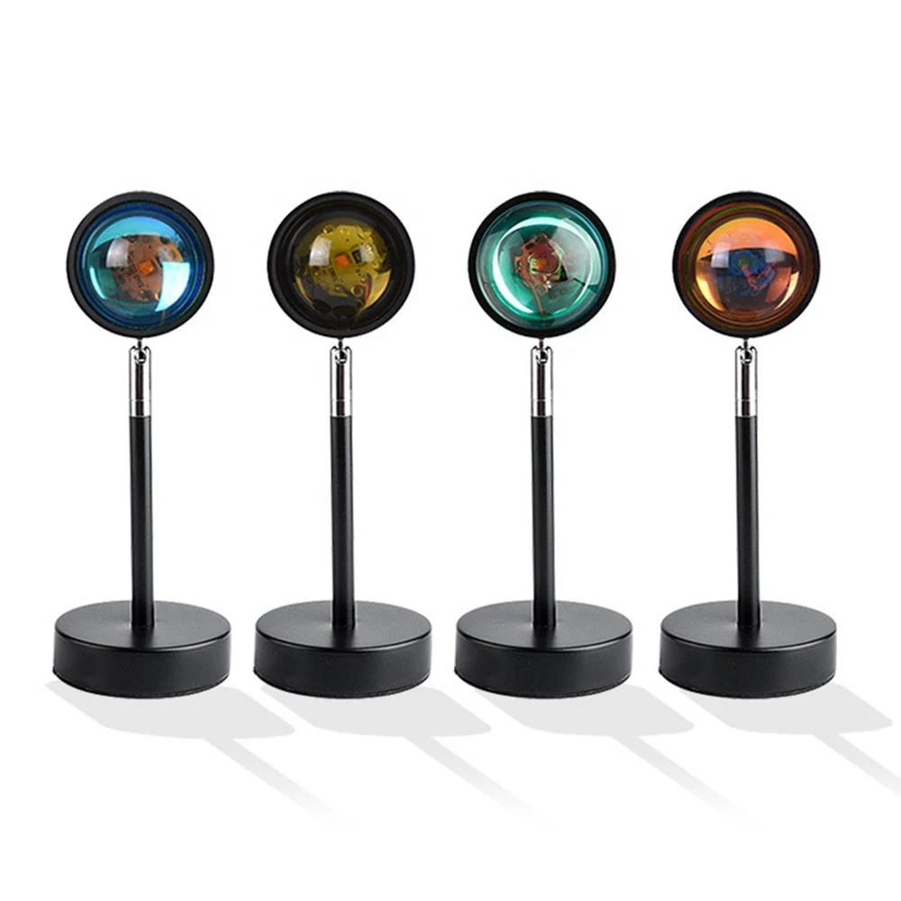 LED Dropshipping RGB Light Product High Quality Cheap Price Smart Light Sunset Projector Lamp LED Sunset Projection Light