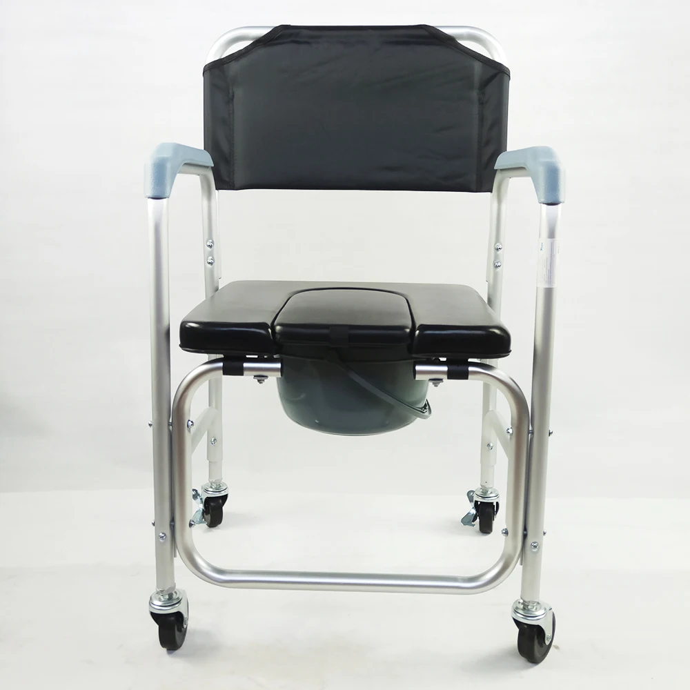 Elderly Toilet Chair Foldable Pregnant Woman Toilet Seat Disabled Squat Stool Chair Household Mobile Toilet Stool