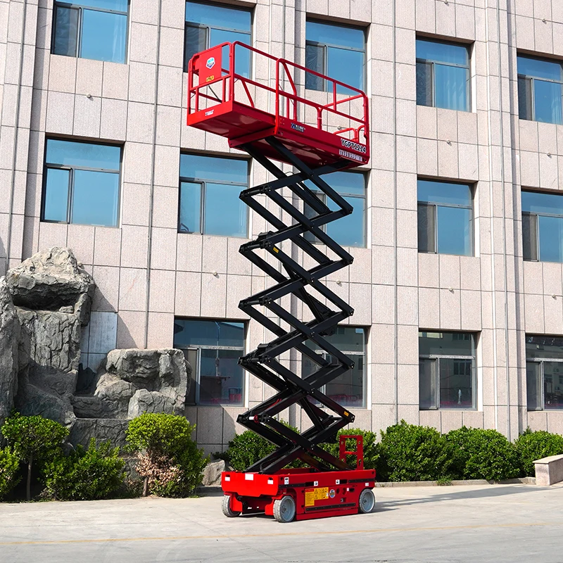 Scissor Lift Table Hydraulic 1~4M Lifting Height Electric Scissor Lift Table