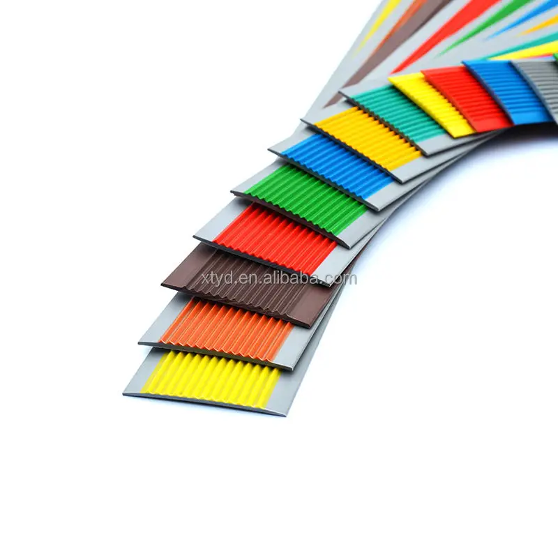 Anti-slip Stair Edge Protection Wood Stair L Shape Anti Slip Pvc Rubber Strip Stair Nosing