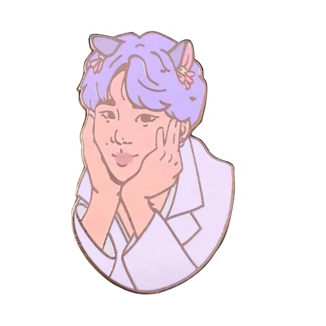 High-quality material, fine polishing process, high-quality hard enamel pin