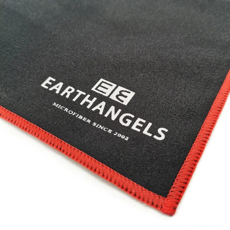 High Quality Silk Screen Printing Microfiber Eyeglasses Camera Watch Jewelry Polishing Cleaning Cloth