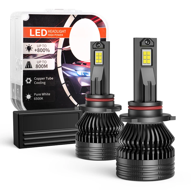 RCJ R10M 40000 Люмен 200 Вт Светодиодная лампа для автомобиля грузовика H4 H7 9005 luces 9012 9007 h13 прожекторная линза светодиодная h11