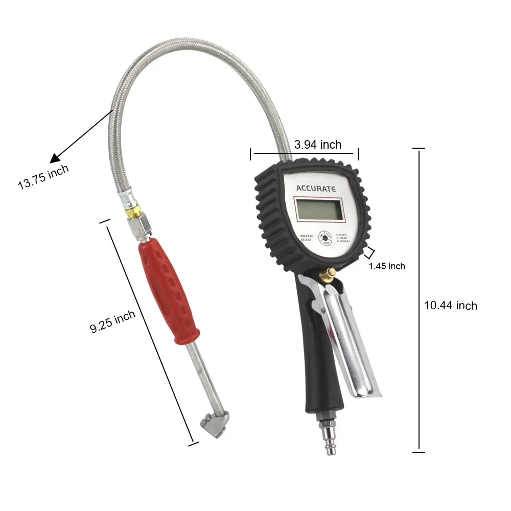 Widely Used Superior Quality Type Air Tire Wholesale Digital Tire Inflator Gun