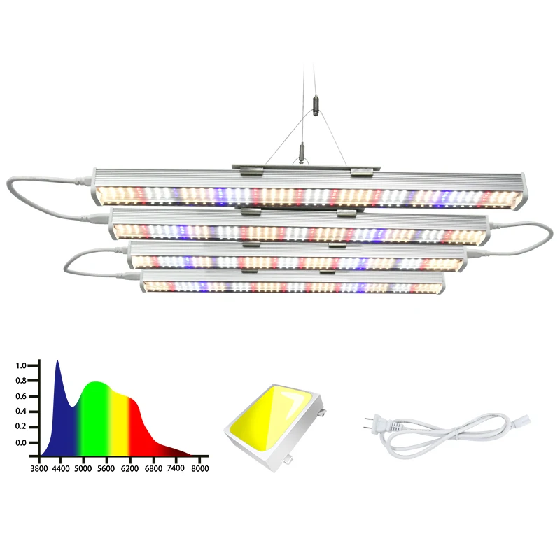 Factory Direct 100W 400W Full Spectrum for Indoor Plant Growing 4 root Led Grow Lights