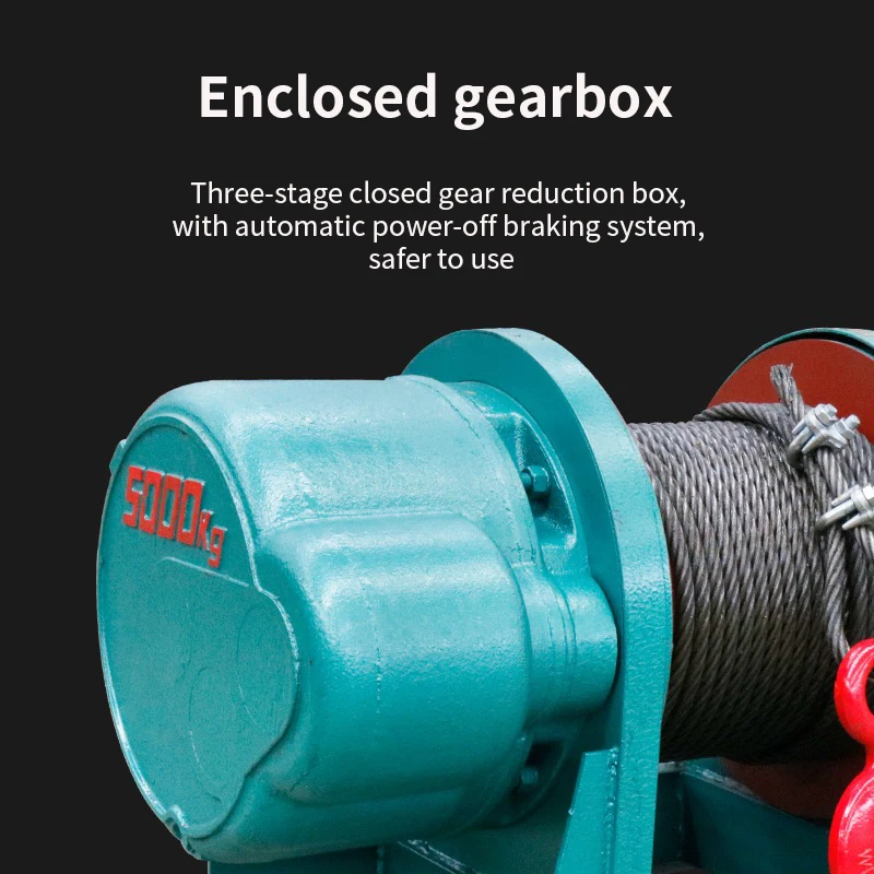 Supply wire rope electric hoist winch 380v three-phase CD MD 1t 2t 3t 5 tons